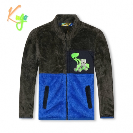 Chlapecká fleecová mikina s kožíškem | Hřejivá a lehká