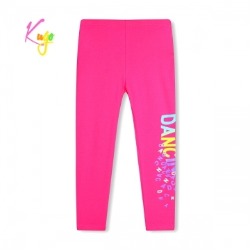 Dívčí legíny s potiskem DANCING | Pružné bavlněné legínky pro holčičky