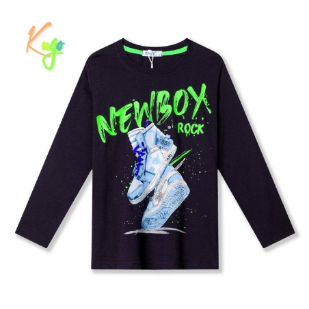 Chlapecké tričko dlouhý rukáv Kugo - tenisky FC0335