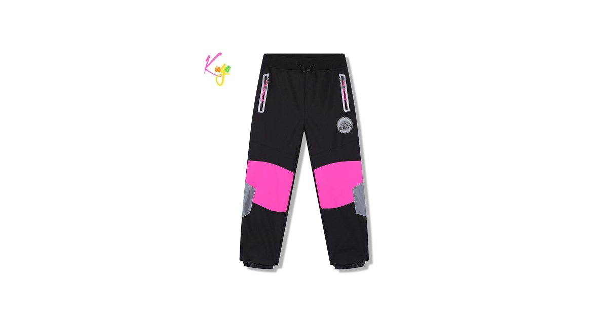 Jarní softshelové kalhoty Kugo nezateplené HK5655