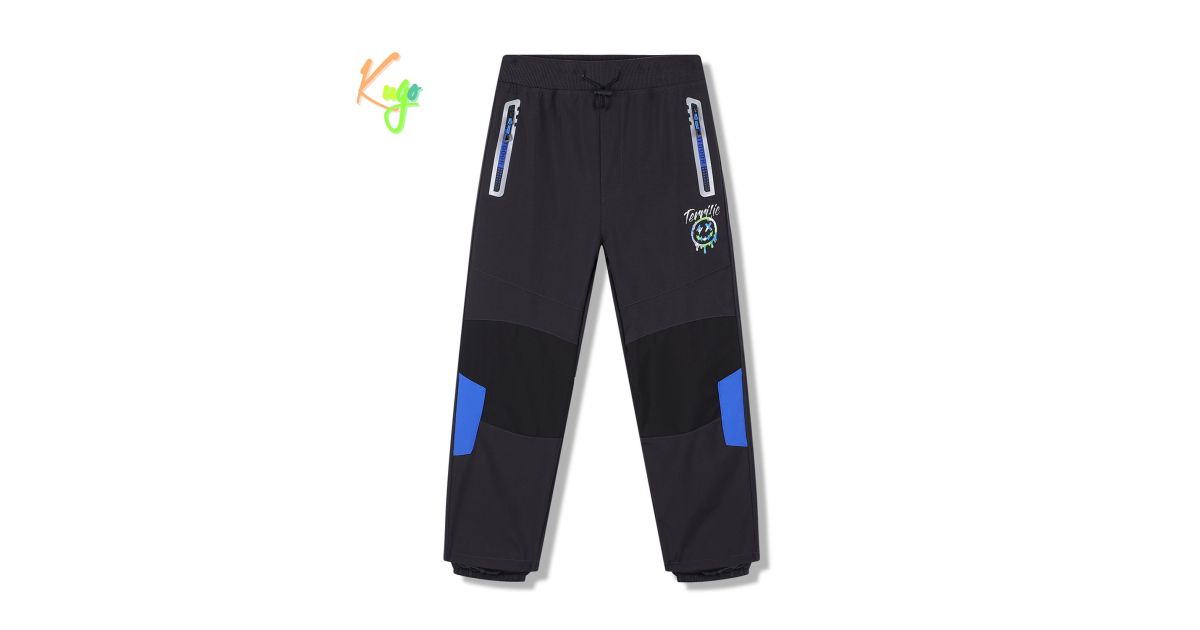 Jarní softshelové kalhoty Kugo nezateplené HK565