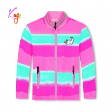 Duhová mikina s jednorožcem pro holčičky | Jarní, bavlněná