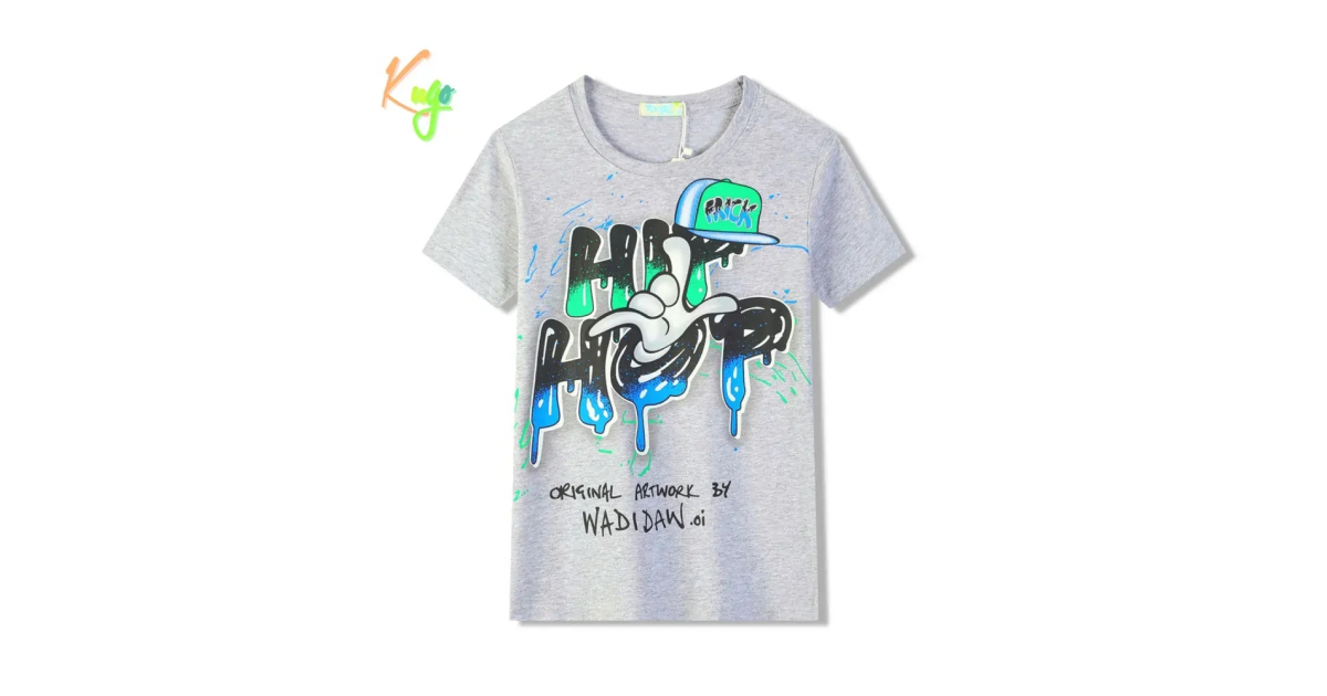 Chlapecké letní tričko Kugo krátký rukáv FC0338