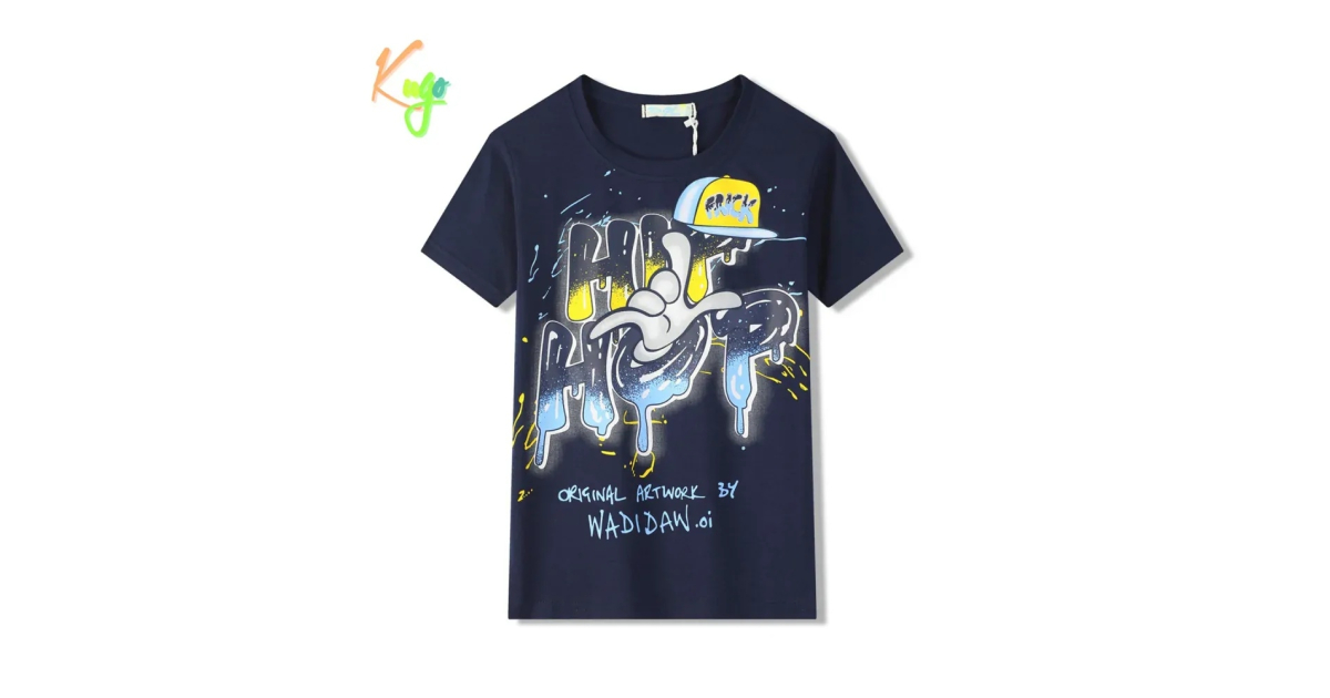 Chlapecké tričko Kugo krátký rukáv FC0338 tm.modré