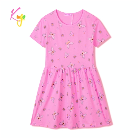 Letní dívčí šaty motýlkové – hravý design pro malé slečny