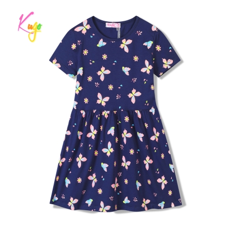 Letní dívčí šaty motýlkové – hravý design pro malé slečny