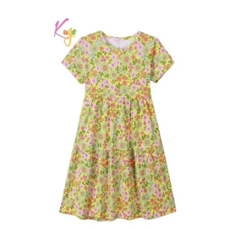 Letní dívčí šaty s květinovým vzorem – vzdušné a pohodlné