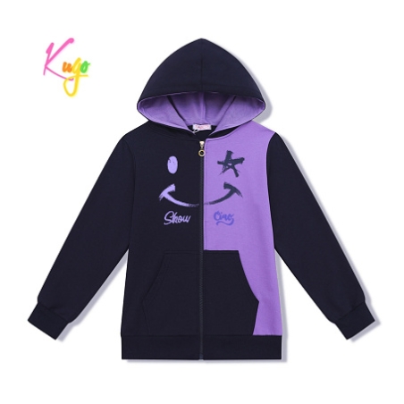 Dívčí tepláková mikina s kapucí na zip | Pro teenagerky