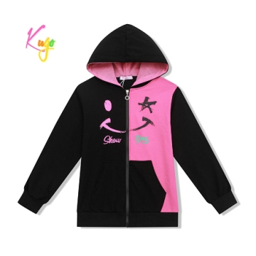 Dívčí tepláková mikina s kapucí na zip | Pro teenagerky