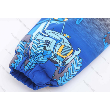 Chlapecká zimní bunda s kožíškem – motiv Traktory | Teplá