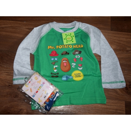 Kojenecké tričko a tepláčky s dinosaurem vel.74