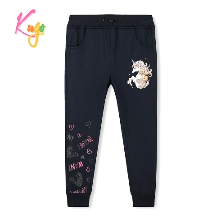 Dívčí tepláky 100% bavlna | Měkké a pohodlné s koníkem