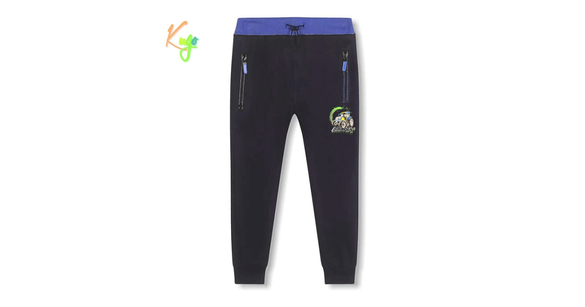 Chlapecké tepláky TRAKTOR – pohodlné dětské kalhoty