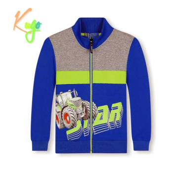 Chlapecká tepláková mikina s traktorem – svítí ve tmě