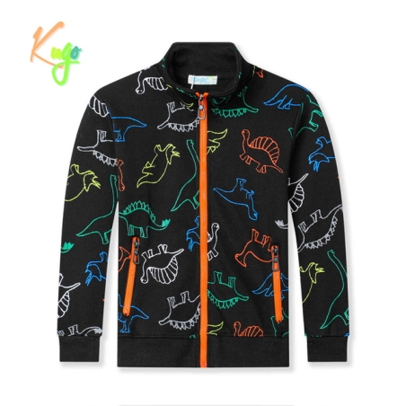 Chlapecká tepláková mikina DINOSAURUS | Zateplená, bavlna