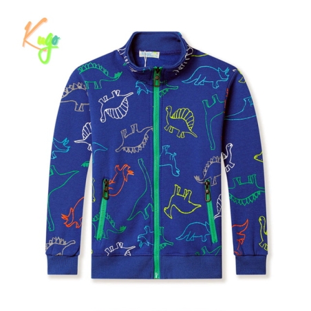 Chlapecká tepláková mikina DINOSAURUS | Zateplená, bavlna