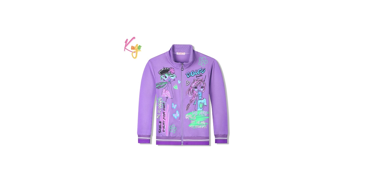 Luxusní dívčí tepláková mikina s moderním designem a pohodlím