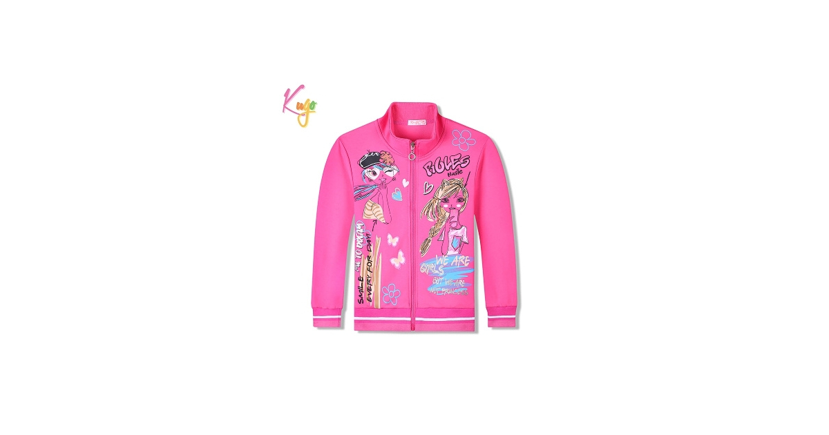 Luxusní dívčí tepláková mikina s moderním designem a pohodlím