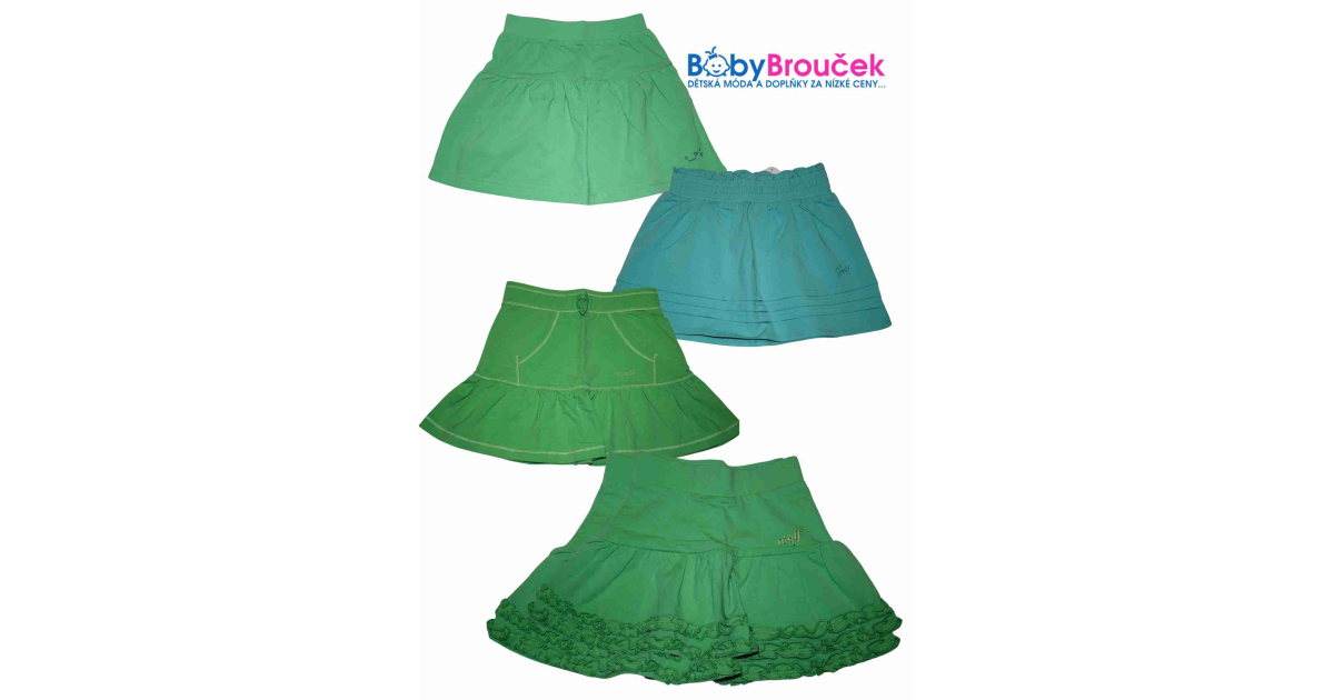Dívčí letní sukýnka s volánky – lehká a stylová