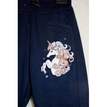 Dívčí tepláky 100% bavlna | Měkké a pohodlné s koníkem