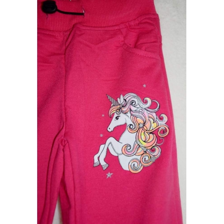 Dívčí tepláky 100% bavlna | Měkké a pohodlné s koníkem