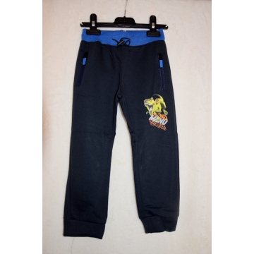 Chlapecké tepláky Kugo dinosaurus - tm-modrá TM8201T