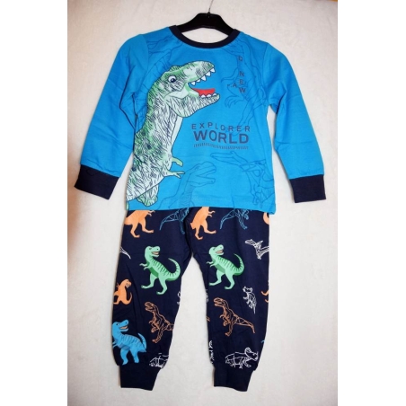 Chlapecké pyžamo s dinosaury | 100% bavlna | Pohodlné