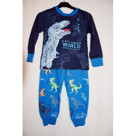 Chlapecké pyžamo s dinosaury | 100% bavlna | Pohodlné