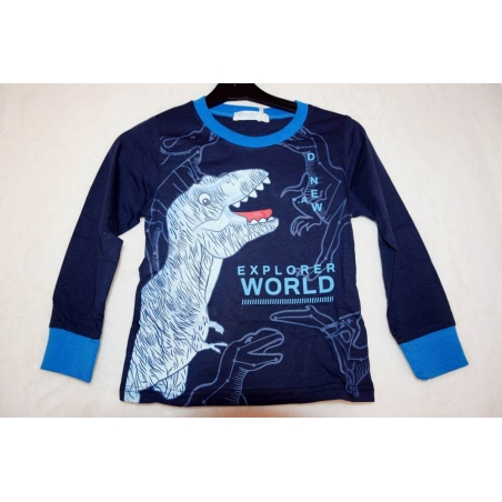 Chlapecké pyžamo s dinosaury | 100% bavlna | Pohodlné