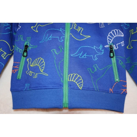 Chlapecká tepláková mikina DINOSAURUS | Zateplená, bavlna