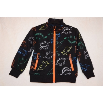 Chlapecká tepláková mikina DINOSAURUS | Zateplená, bavlna