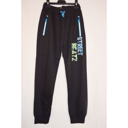 Chlapecké tepláky s reflexními prvky, bavlněný materiál, zipové kapsy