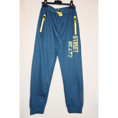 Chlapecké tepláky s reflexními prvky, bavlněný materiál, zipové kapsy