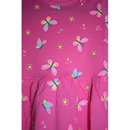 Letní dívčí šaty motýlkové – hravý design pro malé slečny