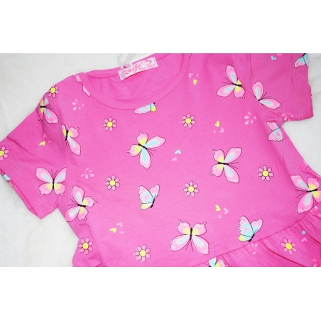 Letní dívčí šaty motýlkové – hravý design pro malé slečny