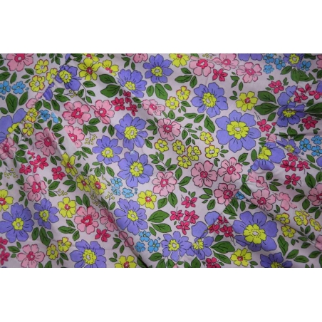 Dívčí letní šaty Kugo - kytička - růžové