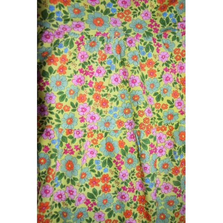 Letní dívčí šaty s květinovým vzorem – vzdušné a pohodlné