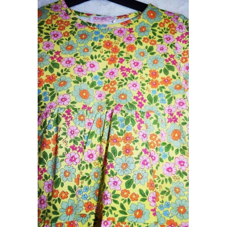 Letní dívčí šaty s květinovým vzorem – vzdušné a pohodlné