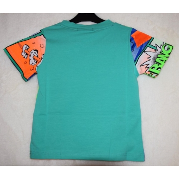 Chlapecké tričko Kugo krátký rukáv traktor zelená