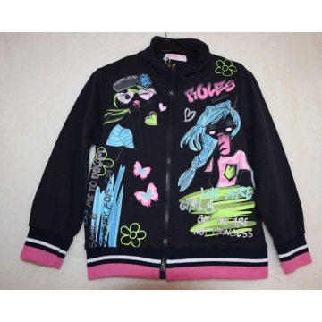 Luxusní dívčí tepláková mikina s moderním designem a pohodlím