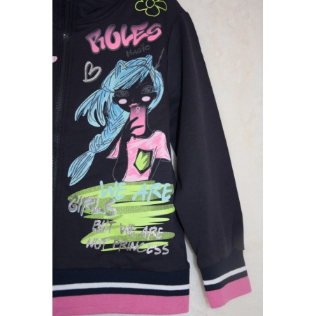 Luxusní dívčí tepláková mikina s moderním designem a pohodlím