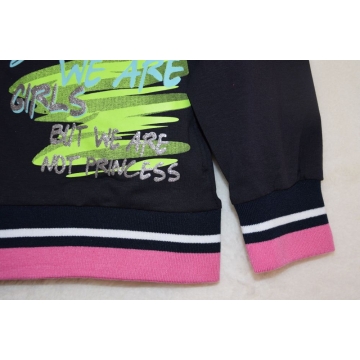 Luxusní dívčí tepláková mikina s moderním designem a pohodlím