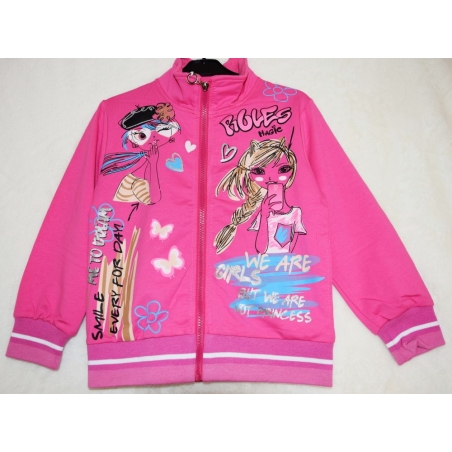 Luxusní dívčí tepláková mikina s moderním designem a pohodlím