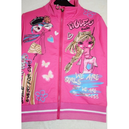 Luxusní dívčí tepláková mikina s moderním designem a pohodlím