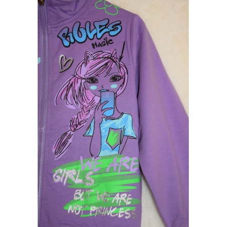 Luxusní dívčí tepláková mikina s moderním designem a pohodlím