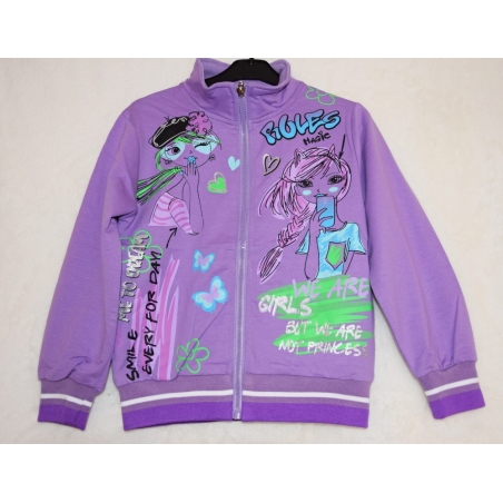 Luxusní dívčí tepláková mikina s moderním designem a pohodlím