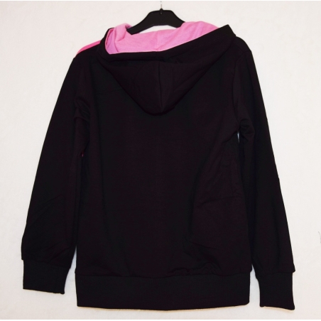 Dívčí tepláková mikina s kapucí na zip | Pro teenagerky