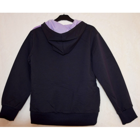 Dívčí tepláková mikina s kapucí na zip | Pro teenagerky