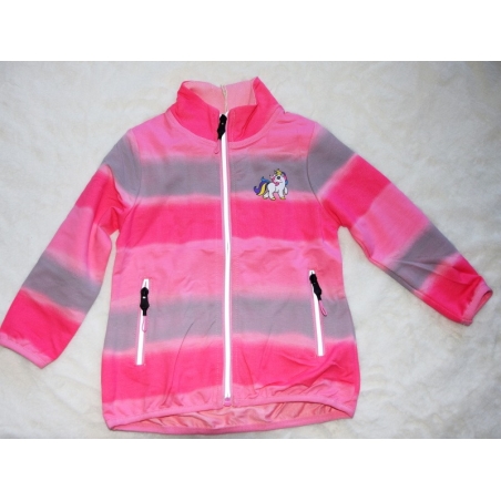 Duhová mikina s jednorožcem pro holčičky | Jarní, bavlněná