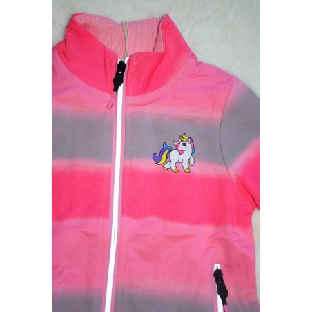 Duhová mikina s jednorožcem pro holčičky | Jarní, bavlněná